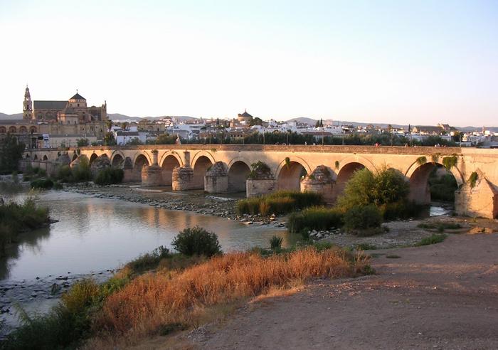 The Roman bridge across the Guadalquivir