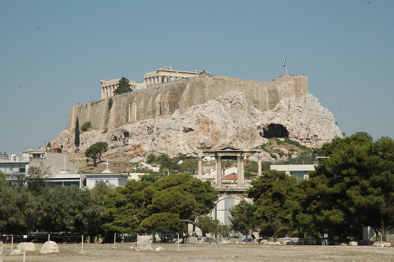 Athens, Acropolis from the east