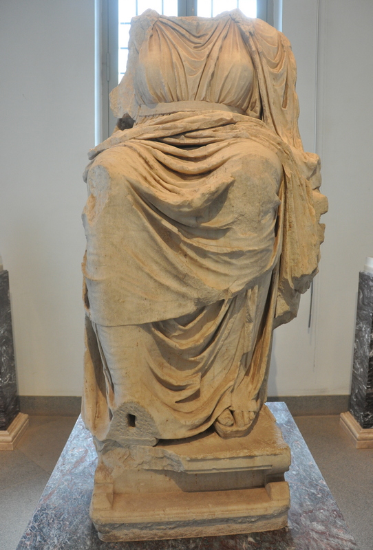 Rome, Palatine, Temple of Cybele, Statue