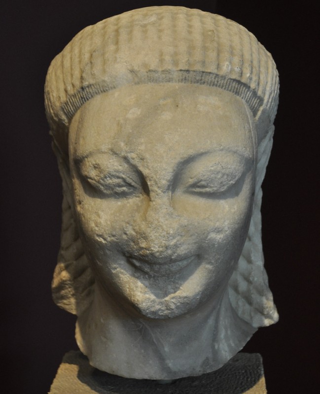 Samos, Head of a kouros (2)