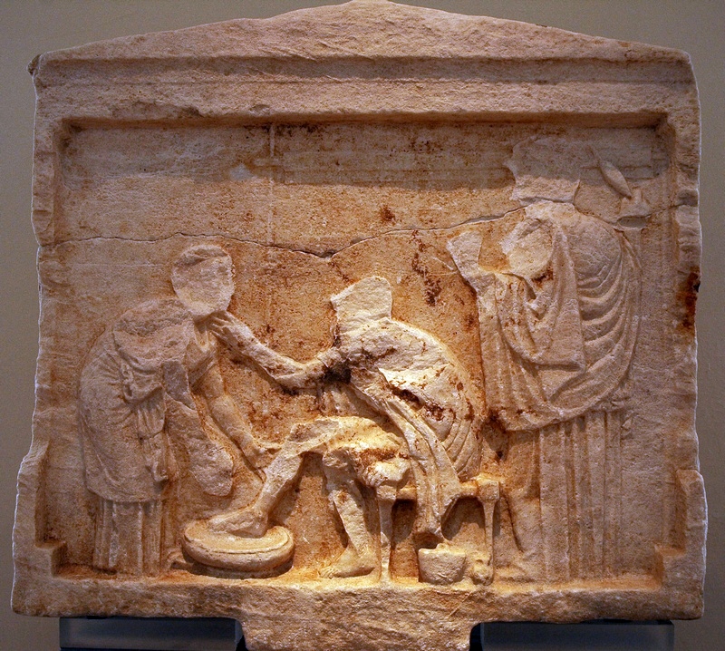 Gomphoi, Relief of Odysseus and Amphicleia