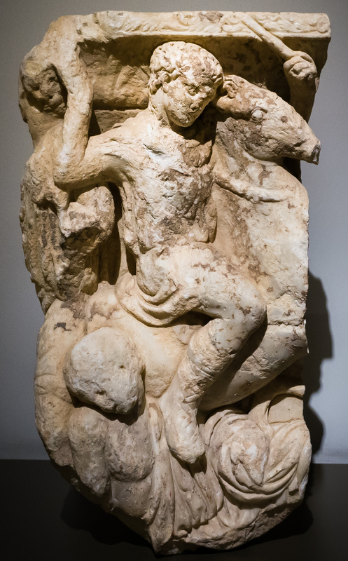 Sidon, Bustan esh-Sheikh, Relief of a horseman