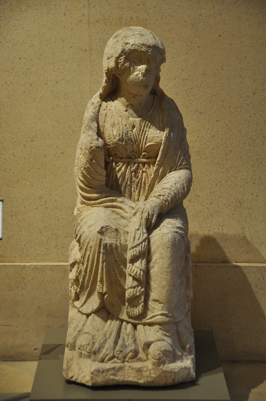 Sidon, Funerary statue of a Roman lady