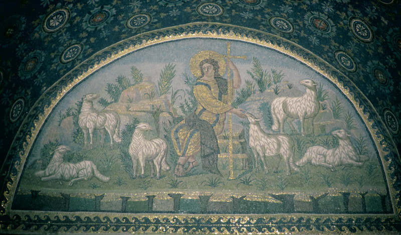 Ravenna, Mausoleum of Galla Placidia, Mosaic of the Good Shepherd