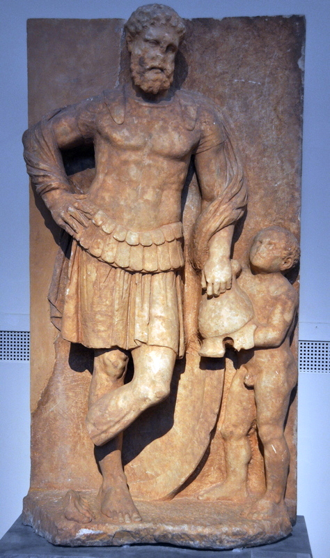 Eleusis, Tombstone of a warrior