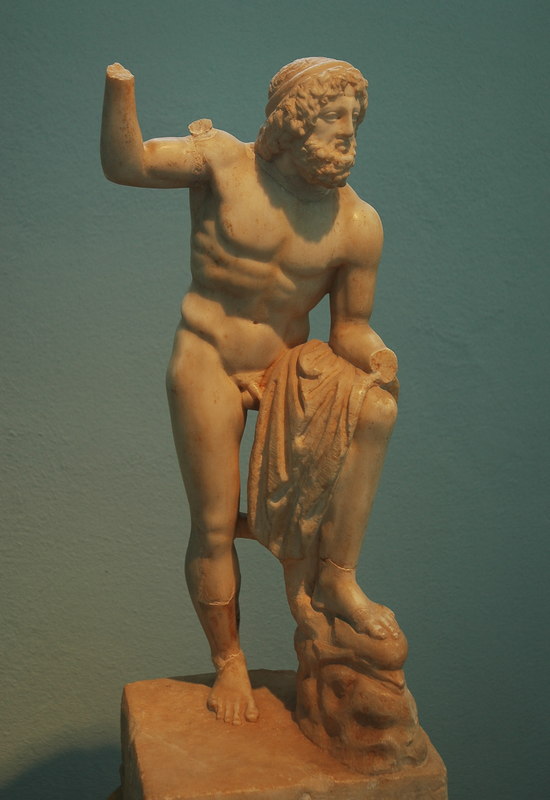 Eleusis, Statue of Poseidon