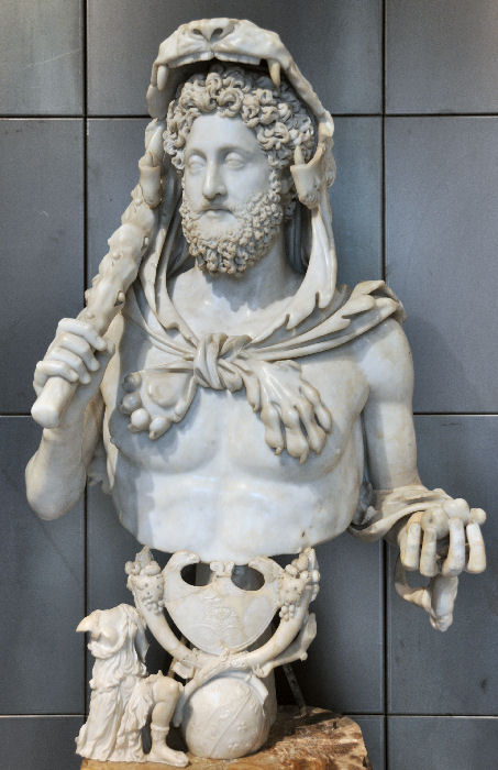 Rome, Horti Lamiani, Commodus as Hercules