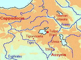 Map of Armenia (Persian age)