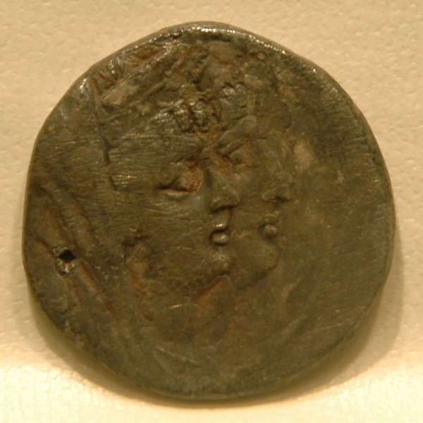 Cleopatra Thea and Antiochus VIII, coin