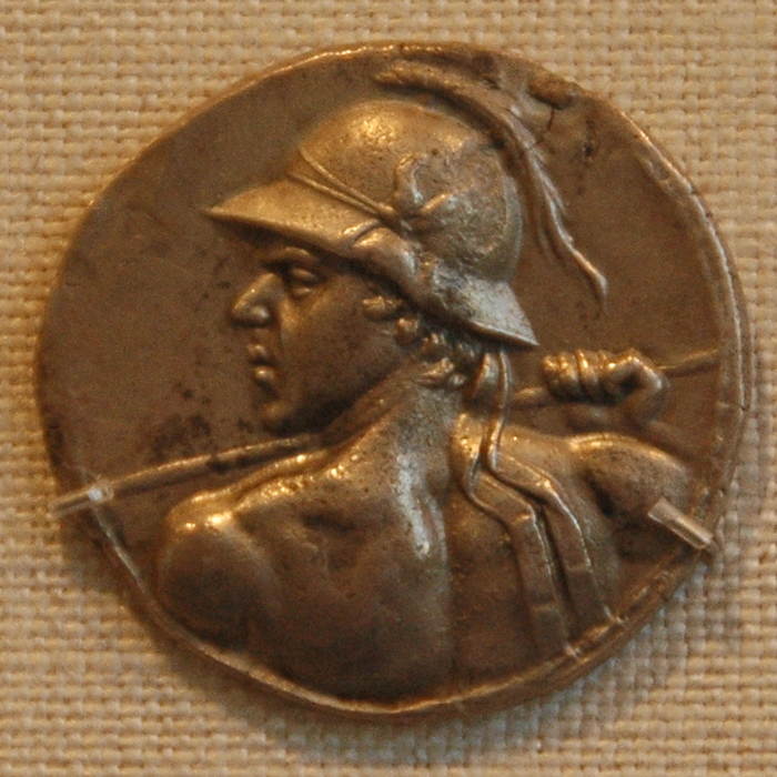 Eucratides I of Bactria, coin (2)
