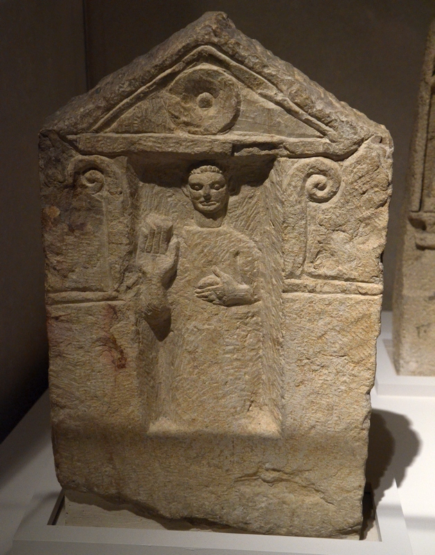 Hadrumetum, Sanctuary of Baal Hammon, Punic stela (3)