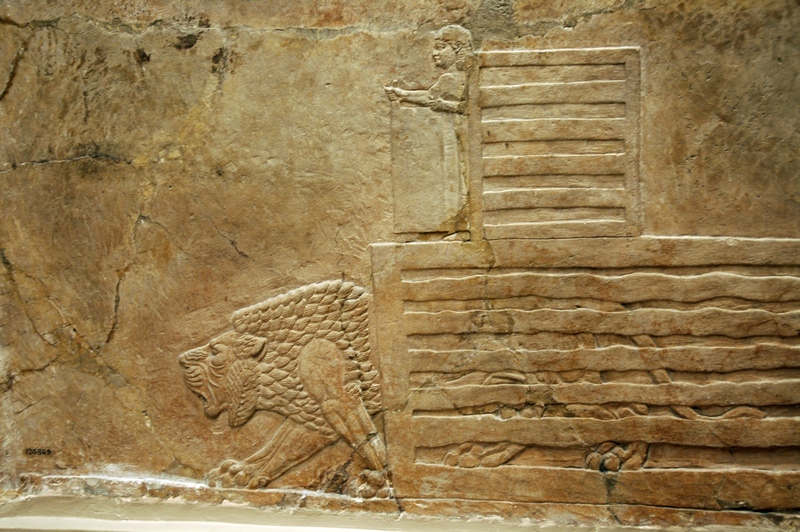 Nineveh, Palace of Aššurbanipal, Aššurbanipal's Lion Hunt (7)