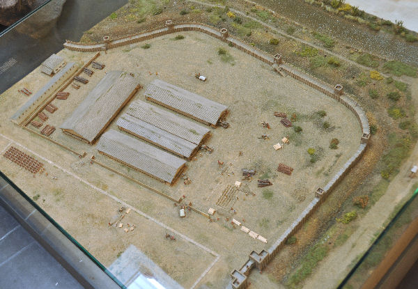 Anreppen, Model of the eastern part of the camp