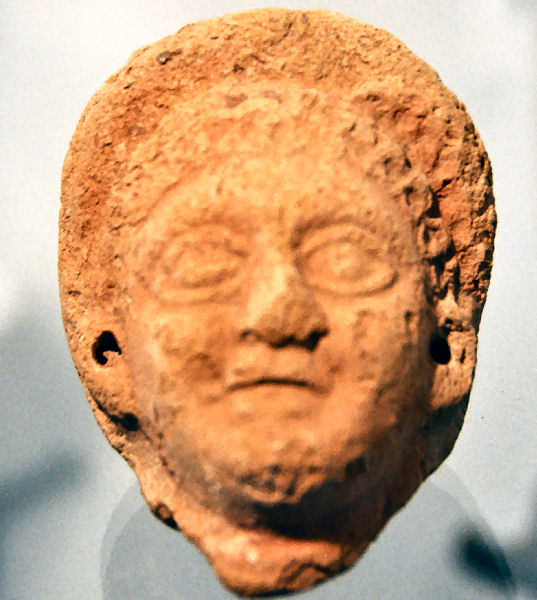 Aardenburg, Terracotta head of a woman