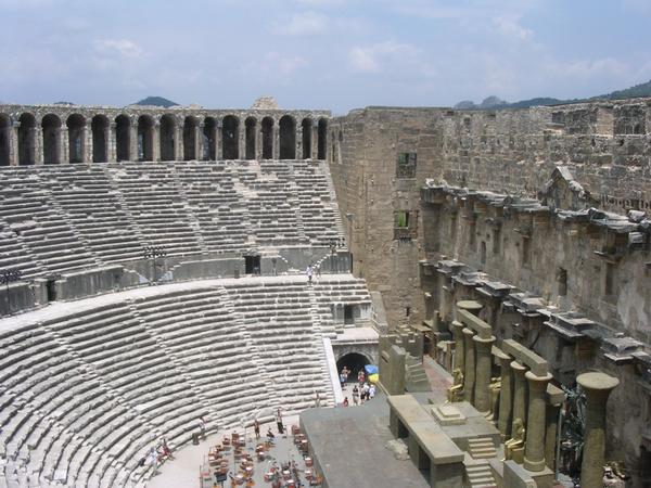 Aspendus, Theater, Seats