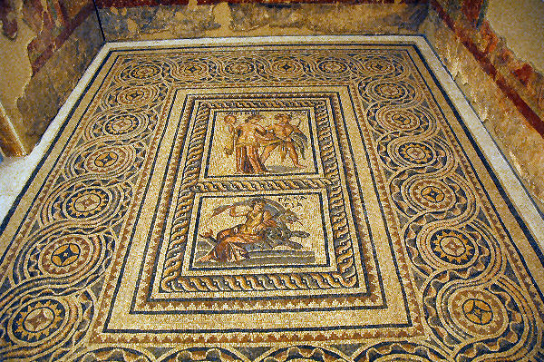 Zeugma, Mosaic of Galatea and a satyr