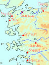 Map of NW Asia Minor