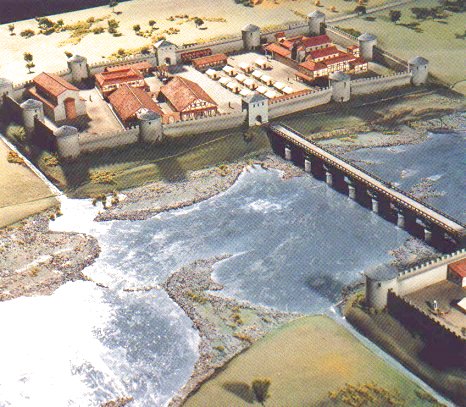 Maastricht, Model of the late Roman fort