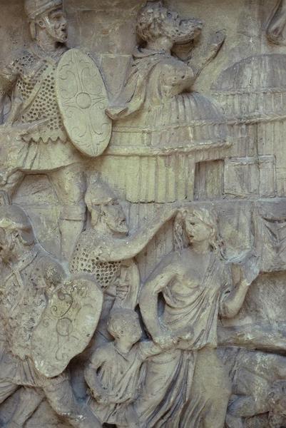 Rome, Column of Marcus Aurelius, Scene from the northern war