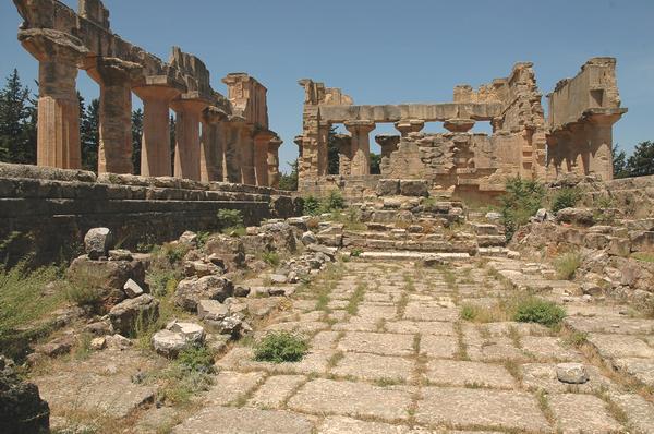 Cyrene, Temple of Zeus, Interior