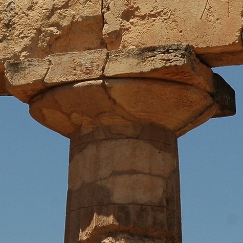 Cyrene, Temple of Zeus, Doric capital