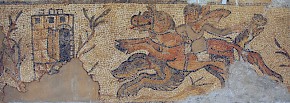 Hunting: mosaic from the Eastern Basilica in Cyrene