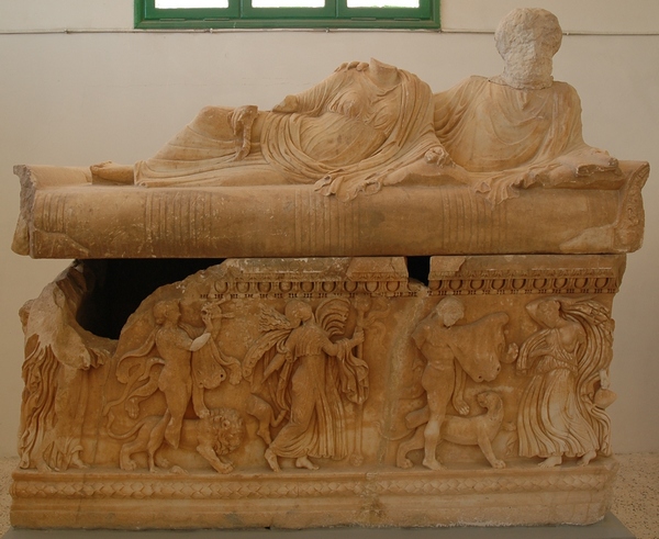 Cyrene, Dionysiac sarcophagus