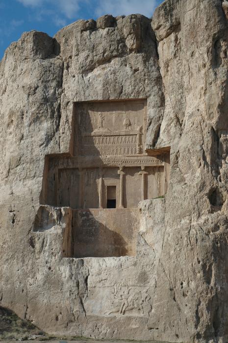 Naqš-e Rustam, Achaemenid Tomb I, General view