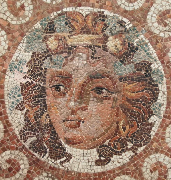 Corinth, Dionysiac Mosaic, Dionysus