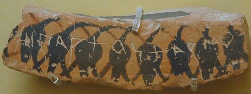 Athens, Agora, Ostracon mentioning Hipparchos