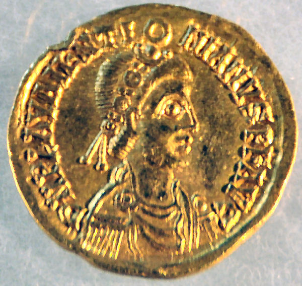 Valentinian III, coin