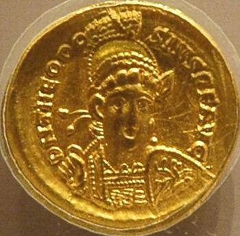 Theodosius II, coin