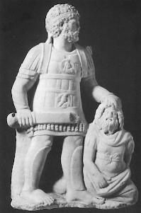 Relief of Hadrian, perhaps killing a Jew