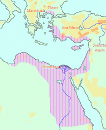 The Ptolemaic Empire at the end of the third century