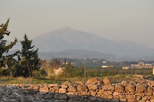 Mount Saphon, north of Ugarit.