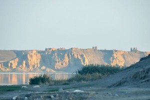 The towers of Zalebiye, seen from Halebiye
