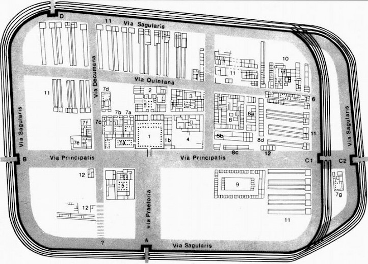 Map of Haltern