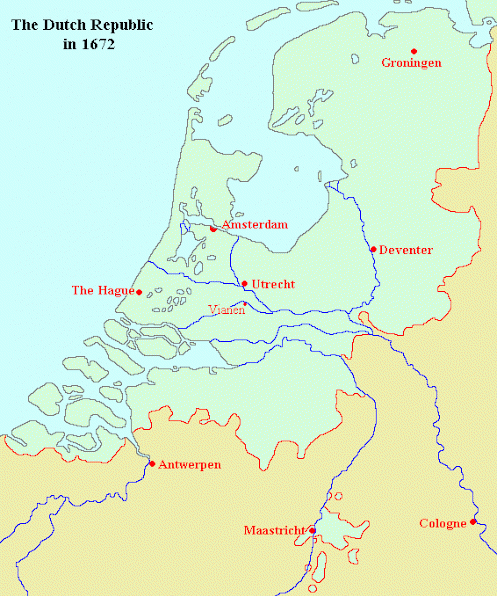The Dutch Republic in 1672