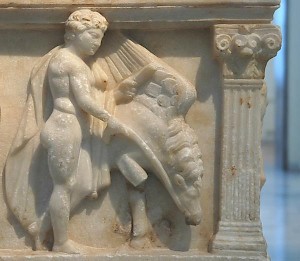 Megiste, Bellerophon sarcophagus. National Archaeological Museum, Athens (Greece)