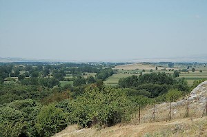 Philippi, battlefield seen from acropolis