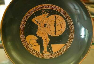 Fifth-century hoplite.