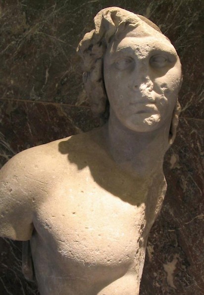 Alexander the Great. Portrait from Delos