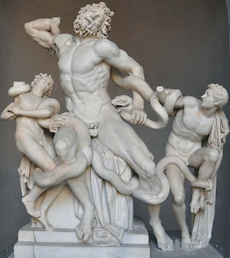 The Laocoon group. Musei Vaticani, Roma (Italy)