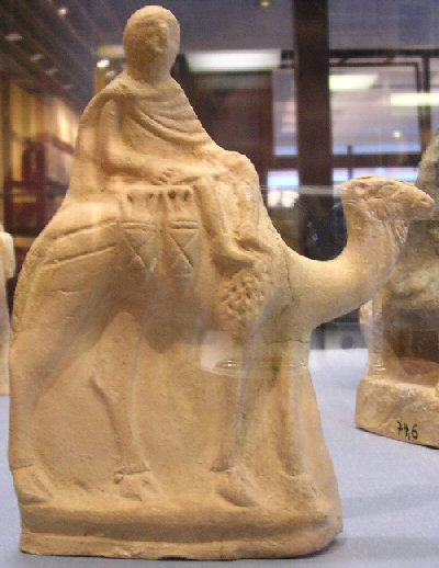 Cologne, Figurine of a woman on a dromedary