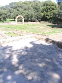 Ruins near Castelfusano, believed to be Pliny's country estate Laurentinum