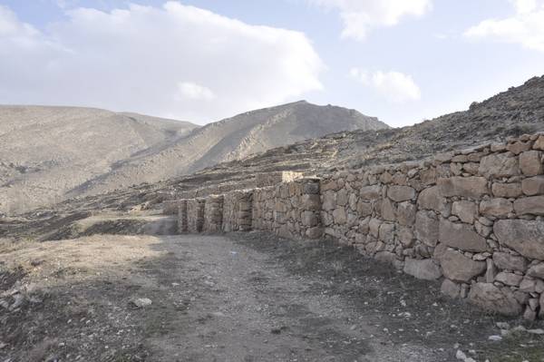 Bastam, wall