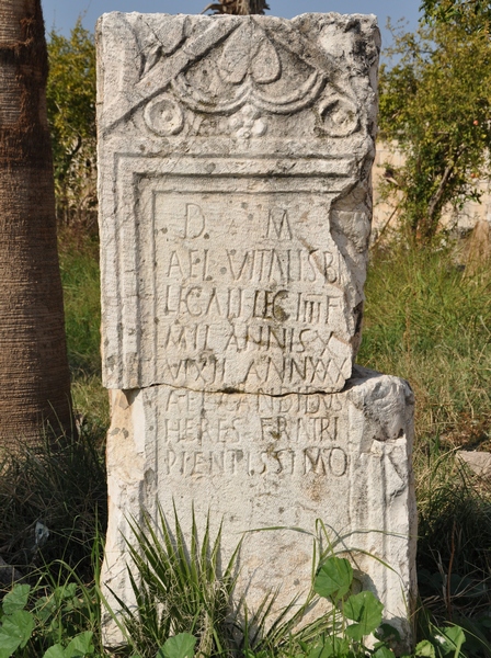 Apamea, Tombstone of Vitalis, soldier of IIII Flavia Felix