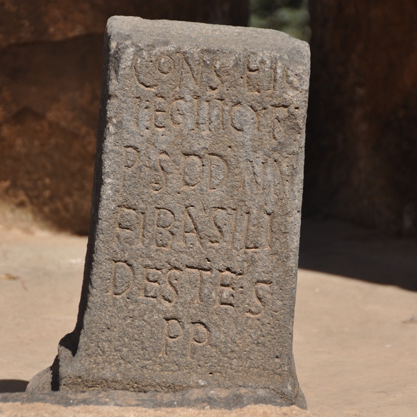 Bosra, Dedication by III Cyrenaica