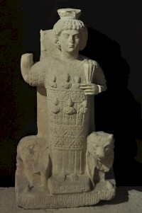 Jupiter Heliopolitanus from Palmyra. Archaeological Museum of Istanbul (Turkey)