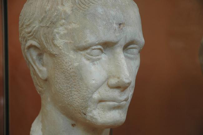 Corinth, Portrait of Julius Caesar